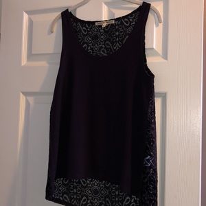 Deep Purple Velour-back Tank